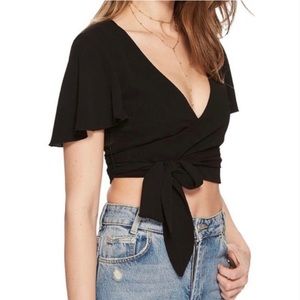 Show Me Your Mumu Wilson Wrap Tie Crop